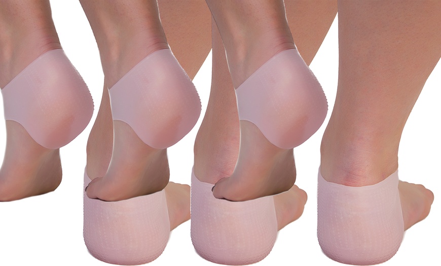 Image 15: Silicone Gel Heel Ankle Sleeve