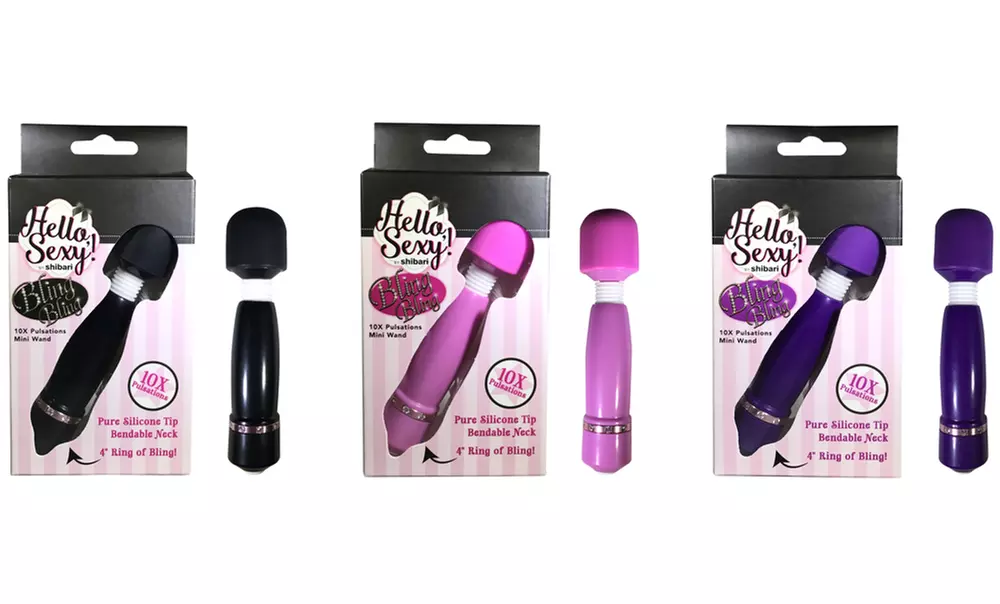 Shibari Hello Sexy! Bling Bling Mini Wand - Primary Image