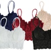 Image 2: Women Bralette Bra Lingerie Push Up Crochet Wireless Lace Bra Crop Tank Top