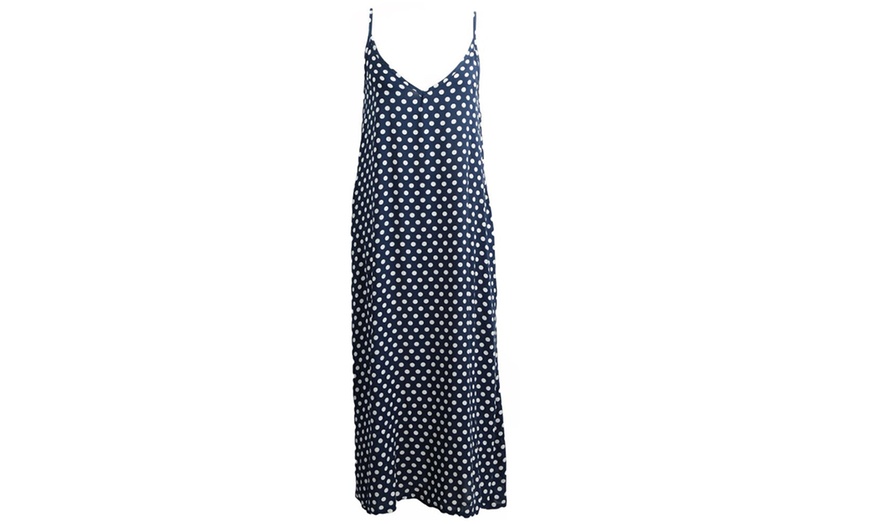 Image 8: Polka Dot Maxi Dress