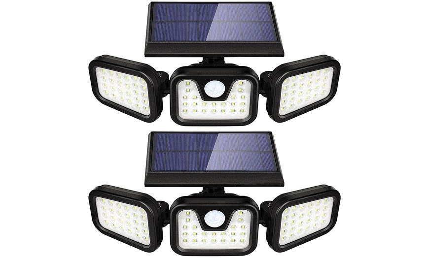 Image 4: One or Two Motion Sensor Super Bright Solar Security Light