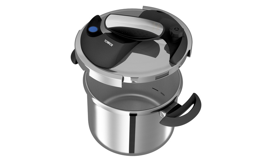 Image 4: Tower One-Touch Pressure Cooker