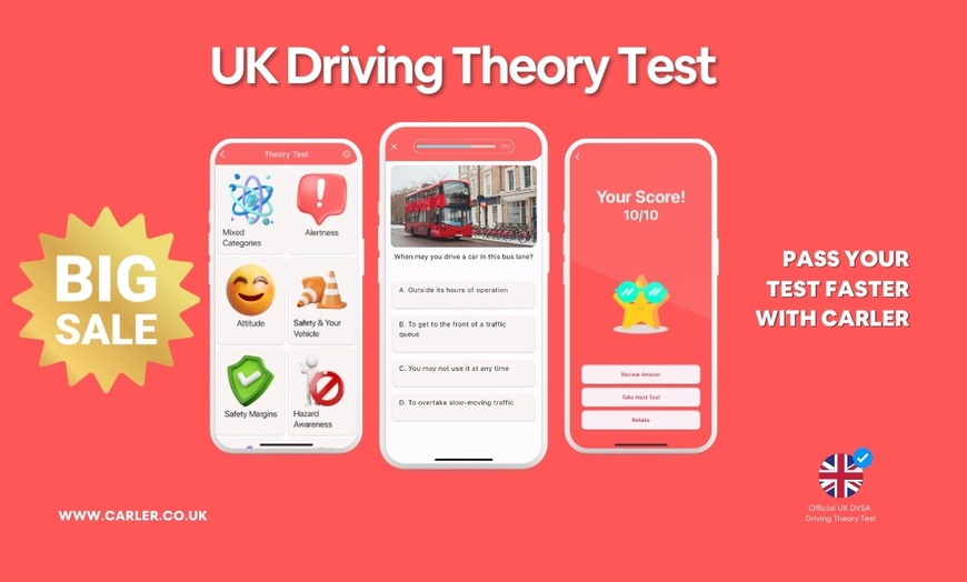 Image 11: Lifetime Access to Ultimate Driving Theory Test App