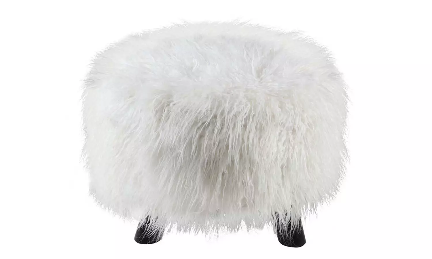 Faux Fur Stool - Second Medium