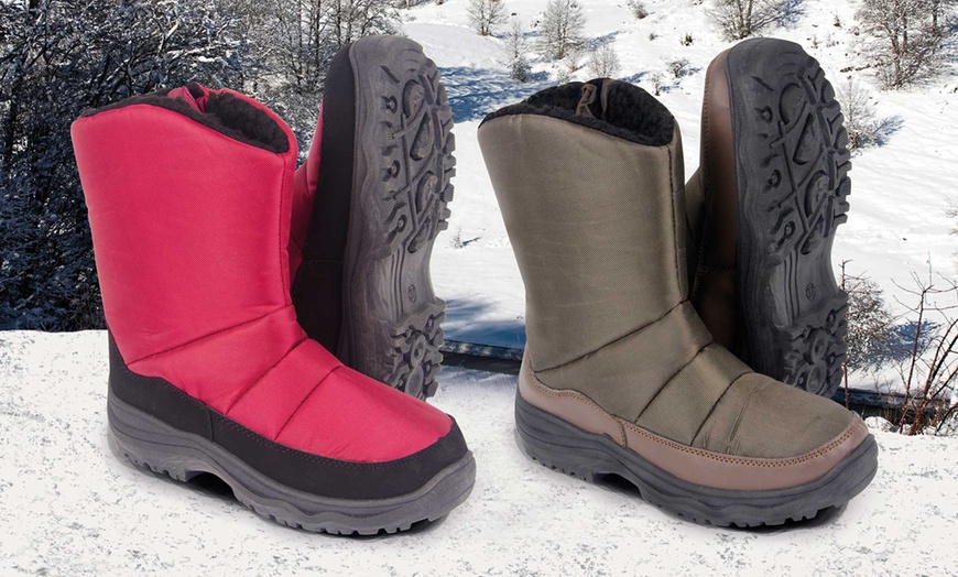 Image 1: Women's Fleece-Lined Winter Boots 