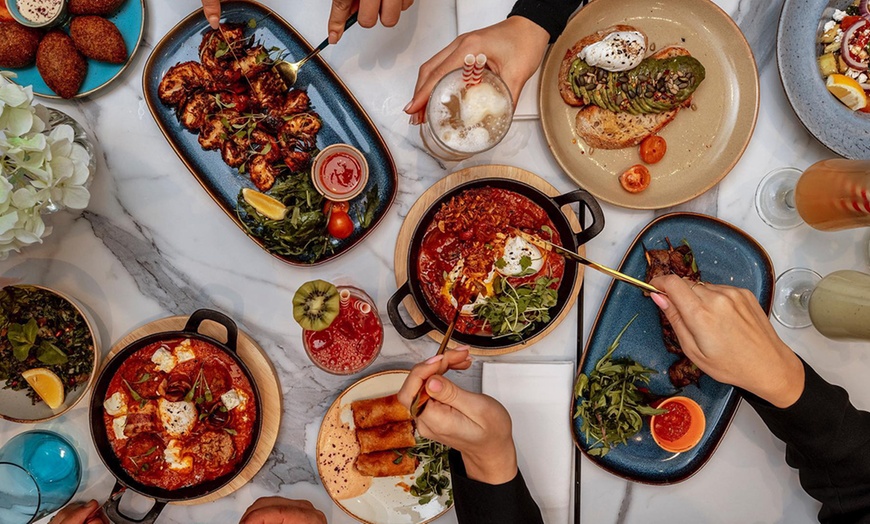 Image 9: Mediterranean Meal with Drink at Loka Lounge Restaurant