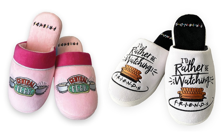 Image 1: Friends Theme Women's Slippers