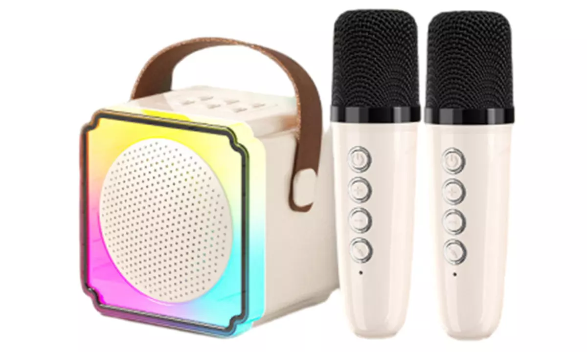 Mini-Karaoke con 2 microfoni