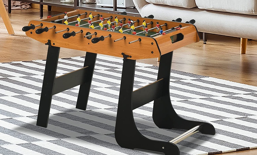 Image 2: HomCom Football Mini Indoor Gaming Table 