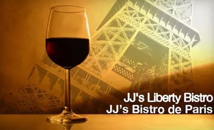 $20 for $40 Worth of French Cuisine and Drinks at JJ's Liberty Bistro or JJ's Bistro de Paris - Primary Image