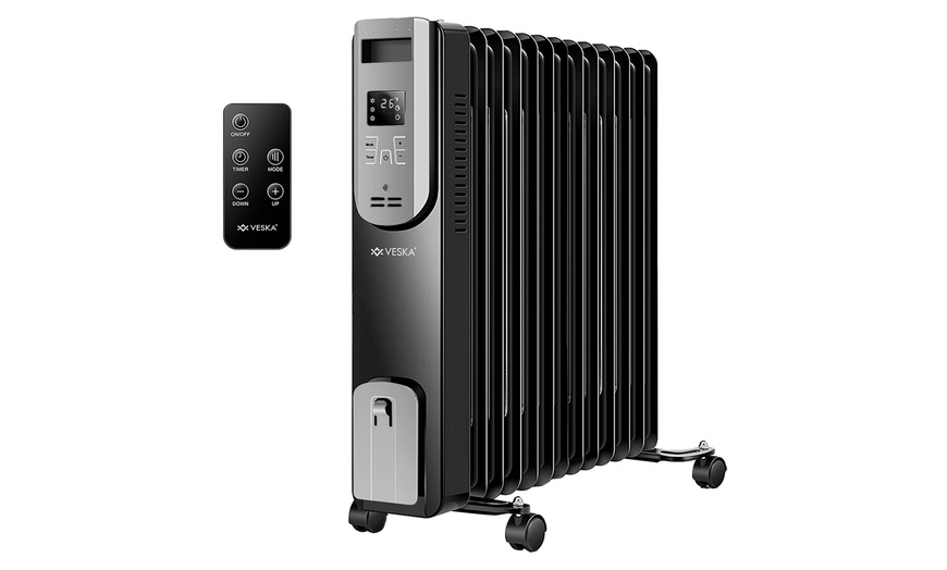 Image 2: Termosifone elettrico da 2500W con telecomando Veska