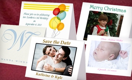 $25 for 25 Custom Cards with Matching Envelopes from Regal Expressions ($80 Value) - Primary Image