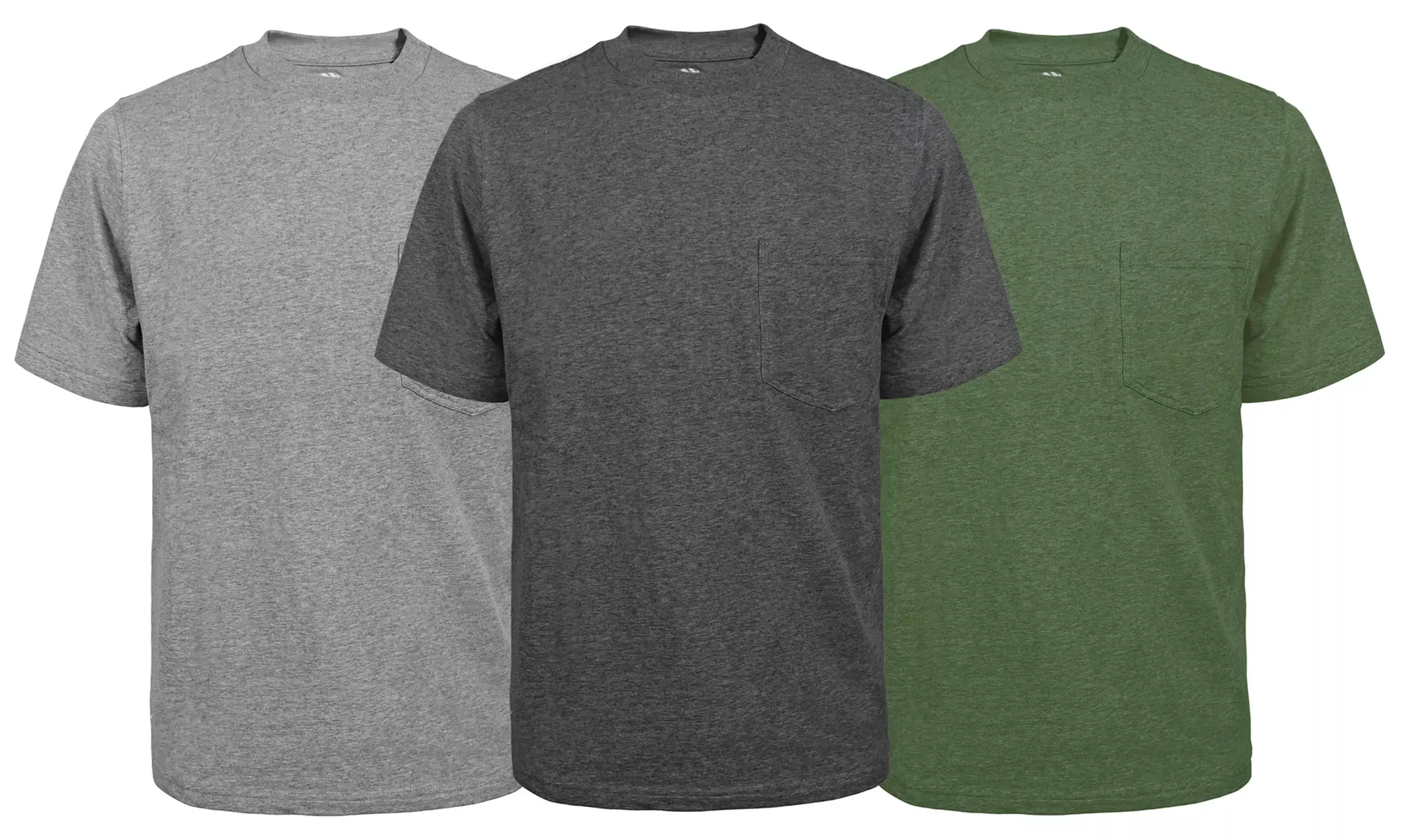 Victory Men's 100% Cotton T-Shirt (3-Pack; S-3XL) - Second Medium