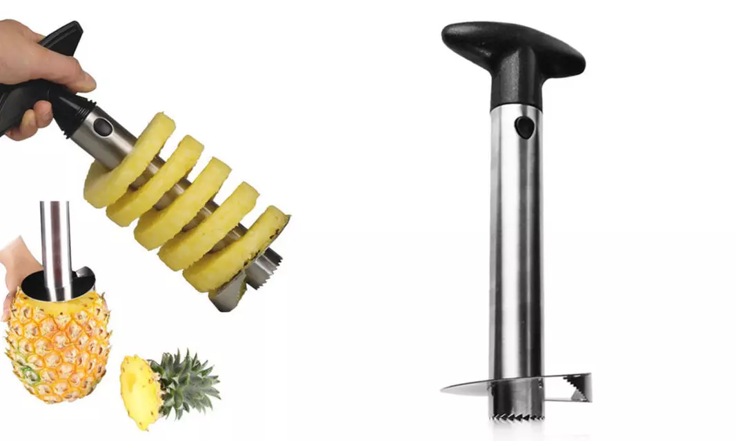 Stainless Steel Pineapple Corer and Slicer - Primary Image