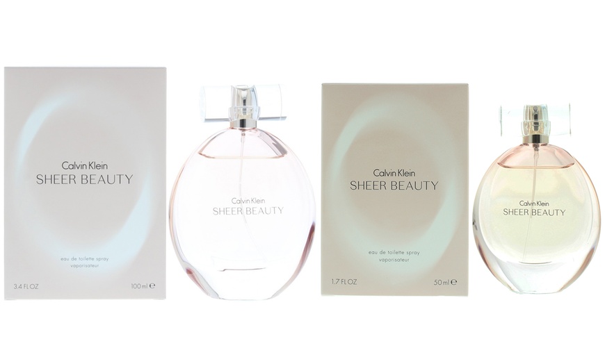 Image 1: Calvin Klein Sheer Beauty Eau de Toilette 50ml or 100ml