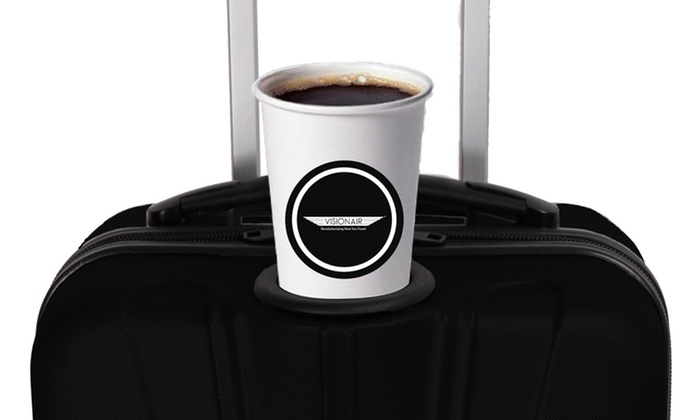 suitcase cup holder