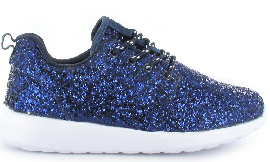 Image 6: Women's Glitter Trainers