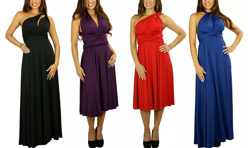 Women's Convertible Transformer Infinity Plus-Size Dress - Primary Image