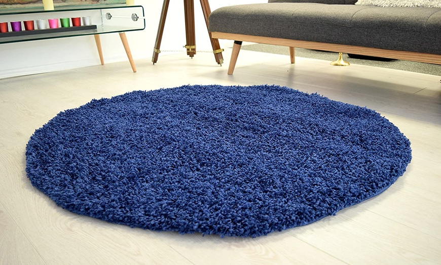 Image 6: Thick Pile Soft Shaggy Area Rug