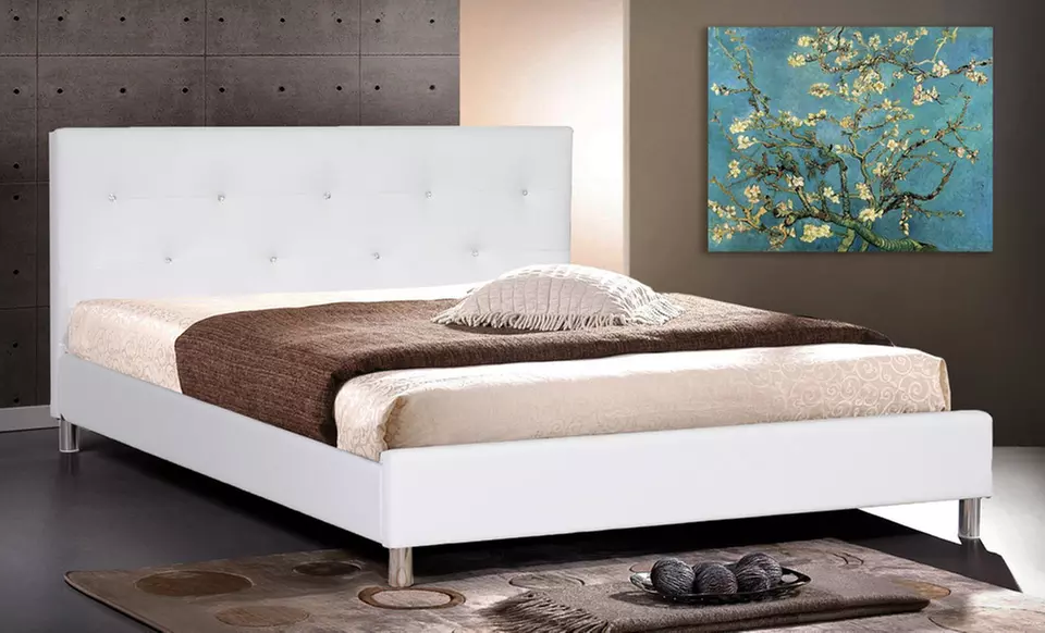 Baxton Studio Bed Frame and Headboard Sets (Up to 51% Off). Multiple Styles Available. Free Shipping and Free Returns. - Second Medium