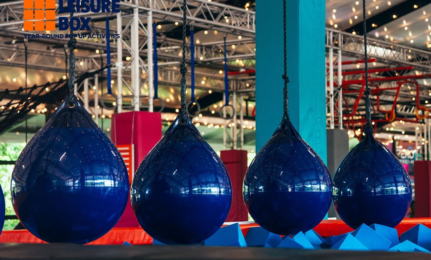 Image 10: Conquer 40+ Challenges at Total Ninja with a 60-Minute Session