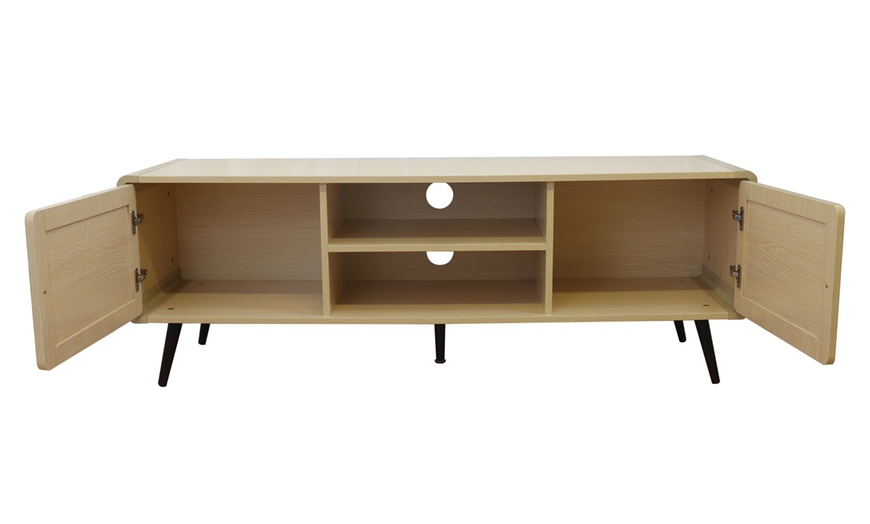 Image 4: Rattan-Effect TV Unit