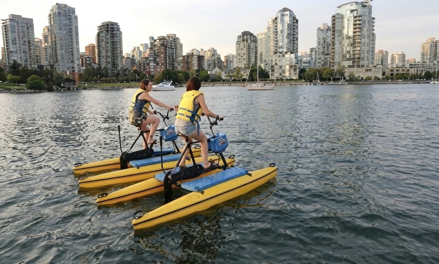 Image 5: Enjoy 1 or 2 hour hydrobike ride on False Creek