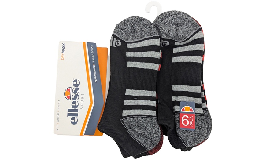 Image 8: Ellesse Six Pairs Mens socks Bundle Pack