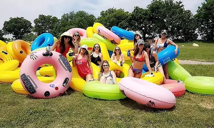Public Tubing Trip for One, Two or Four with Large Cooler Setup at ATX Tours Tubing Trips ( Up to 30% Off ) - Primary Image