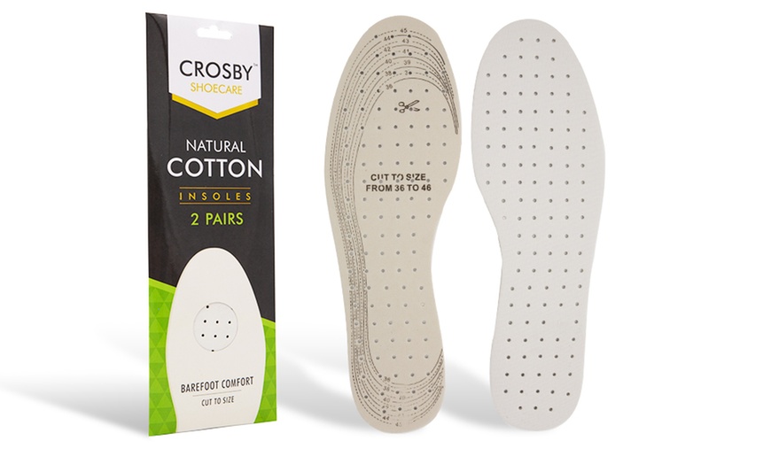 Image 3: Natural Cotton Comfort Insoles