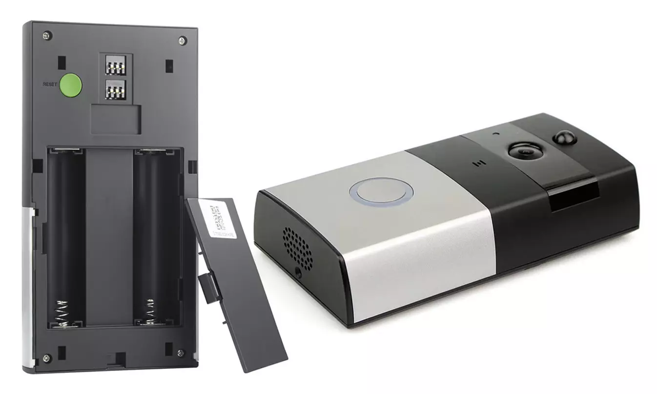 Sonnette étanche sans fil avec caméra, wifi et audio bidirectionnel - Second Medium