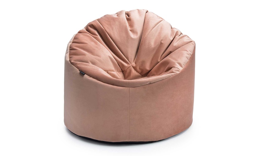 Image 3: Velvet Classic Bean Bag