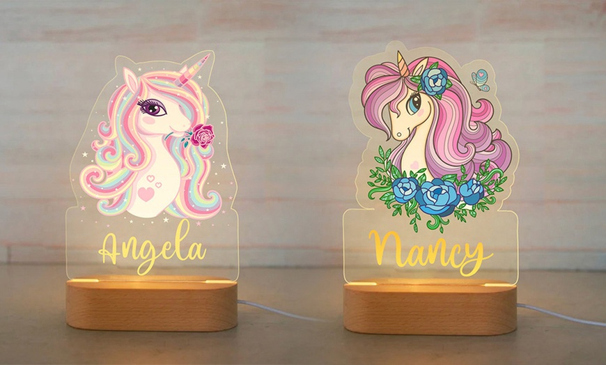 Image 7: One or Two Custom Kids' Night Light from Justyling