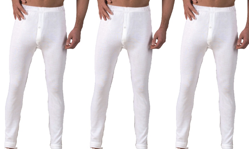 Image 3: Lot de 3 pantalons chauds en coton  