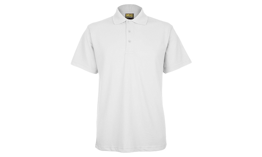Image 5: Men's Pique Polo Top Up to 4XL