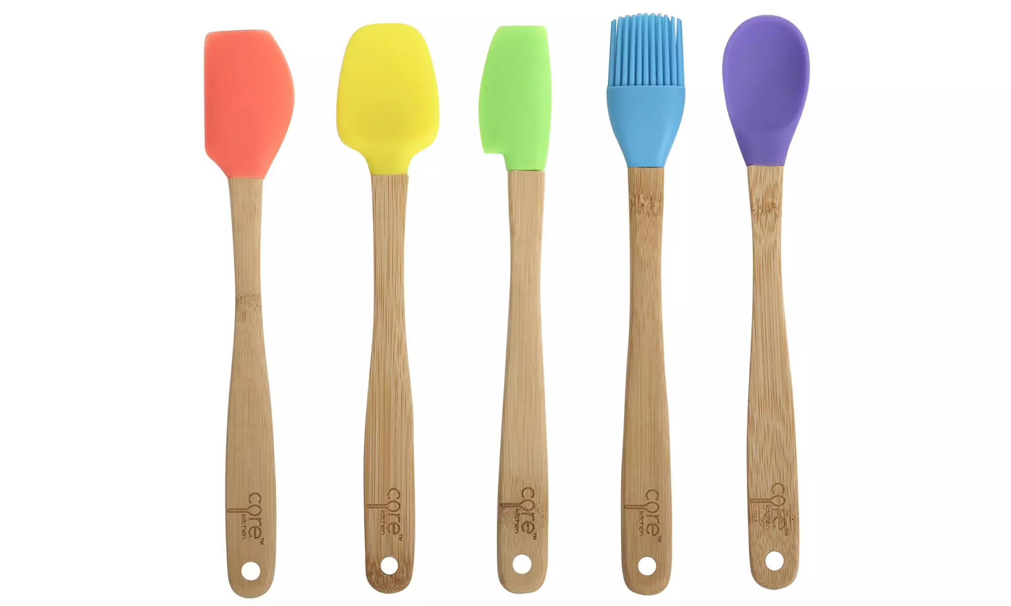 Core Kitchen Mini Bamboo and Silicone Utensil Set (5-Piece) - Primary Image