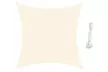 Toile d'ombrage 5 m de côté ; disponible en différentes formes et coloris - Second Medium