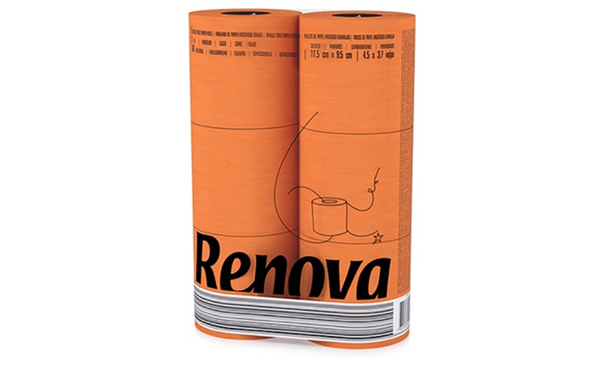 Image 9: 6 Renova Colour Toilet Paper Rolls