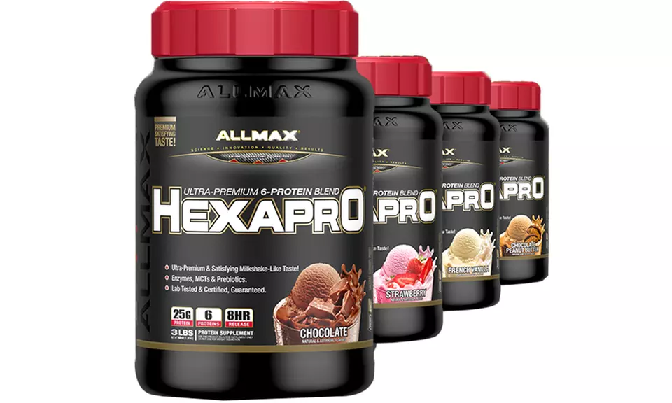 3lb. Tub of ALLMAX Hexapro Ultra-Premium Protein Powder - Primary Image
