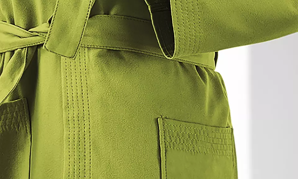 Accappatoio in microfibra con trattamento super assorbente