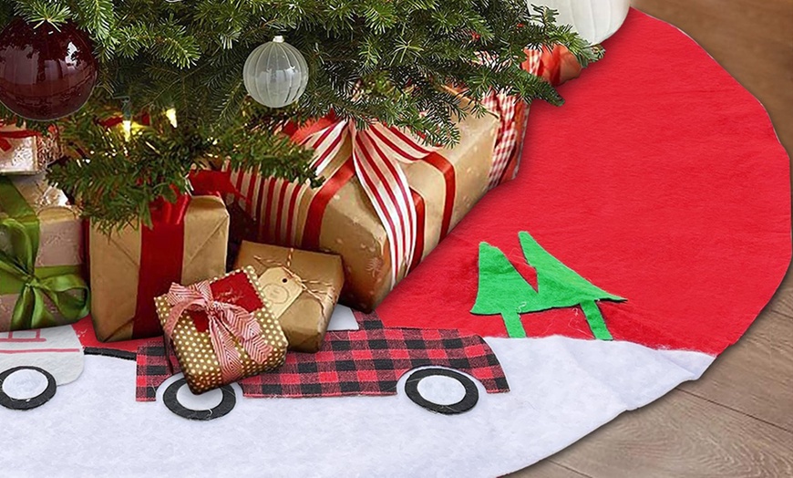 Tapis Sapin de Noel Groupon