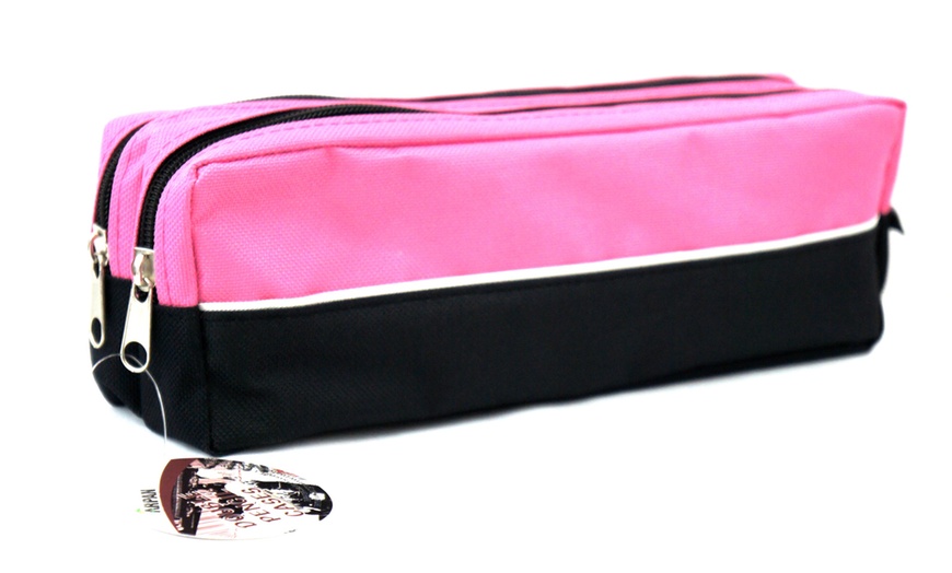 Image 12: Double-&Triple-Pocket Pencil Case