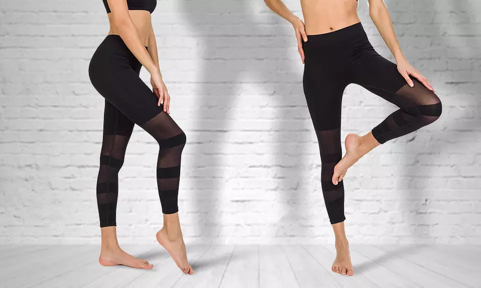 1 ou 2 leggings minceur ajourés aux actifs cosmétiques - Second Medium