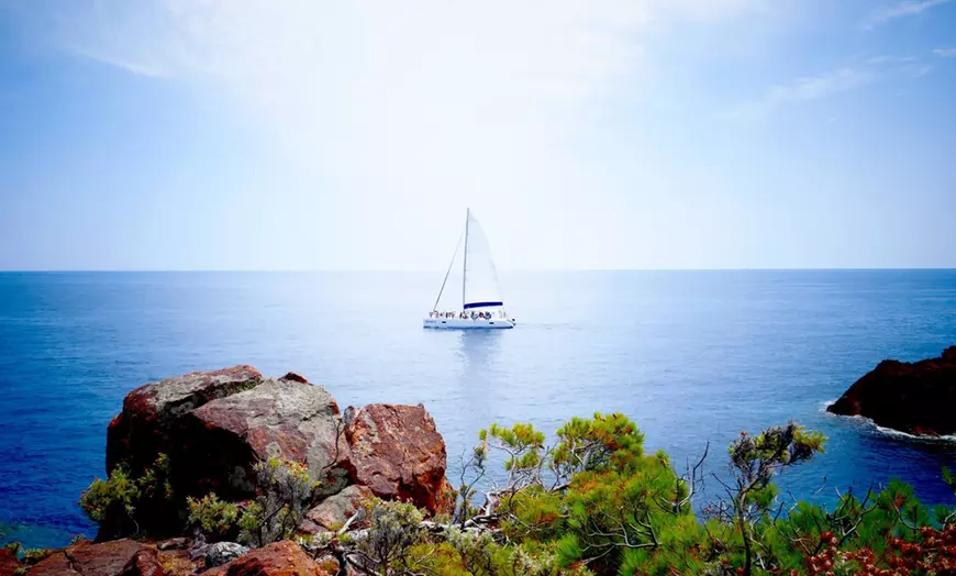 Image 3: Paseo en catamarán con baño en alta mar y bebida para niño o adulto