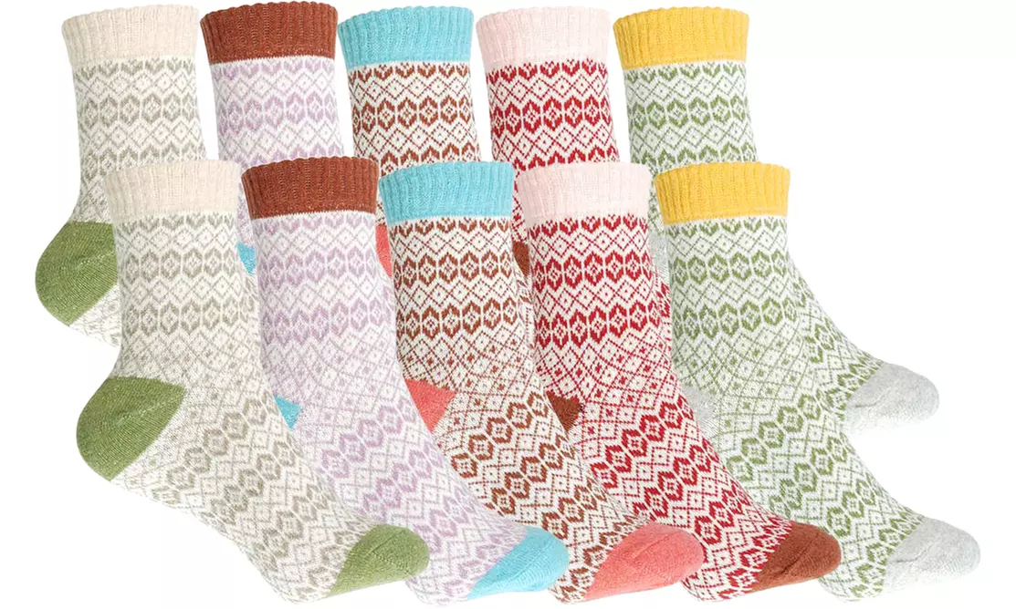 1 ou 2 lots de 5 chaussettes thermiques pour femmes - Image 7