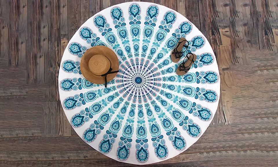 1 of 2 lichte strandlakens van 150 cm met Aztec-print in verschillende kleuren vanaf € 12,98 - Image 6