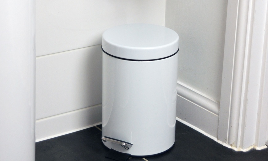 Image 9: Stainless Steel Pedal Bin