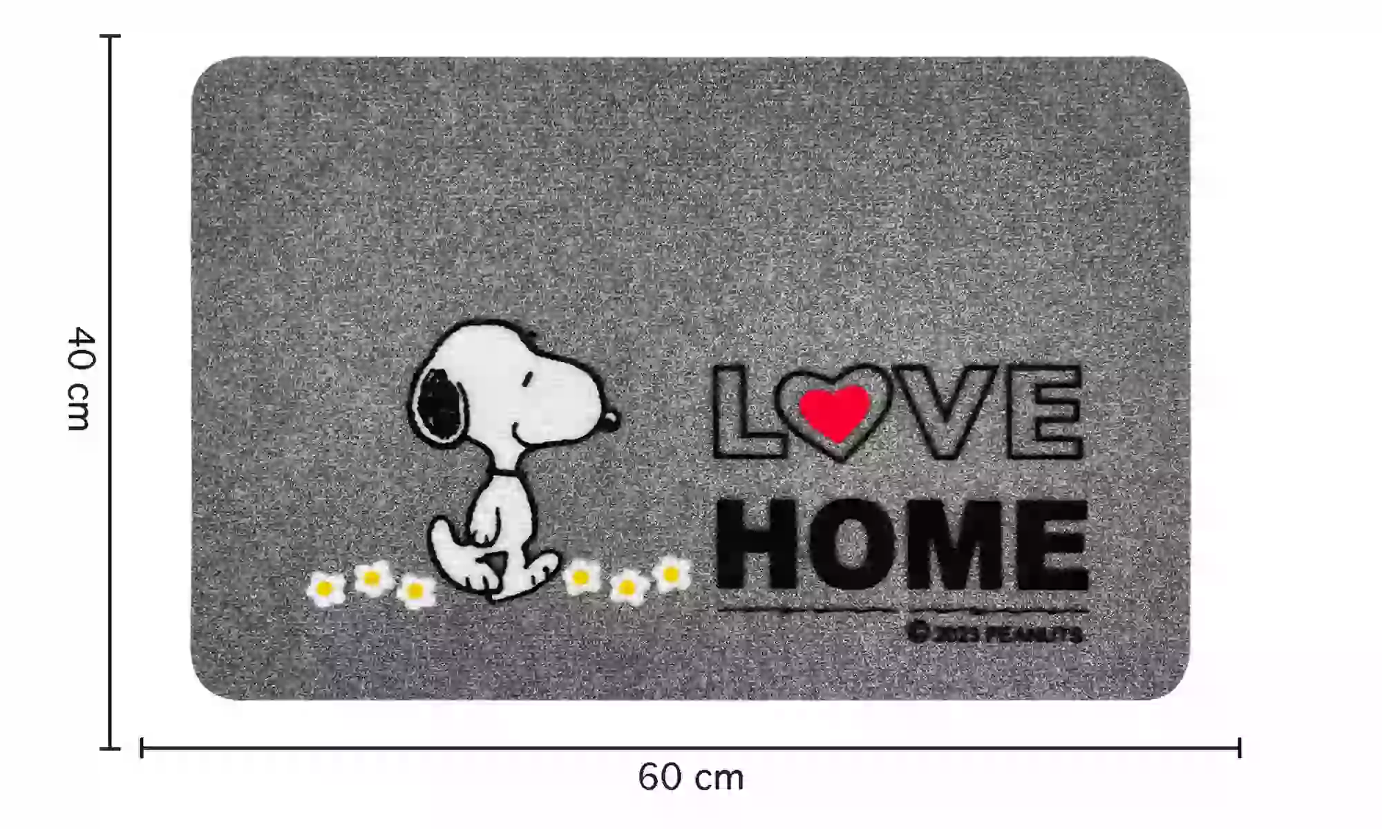 Eingangsmatte mit Snoopy-Motiv
