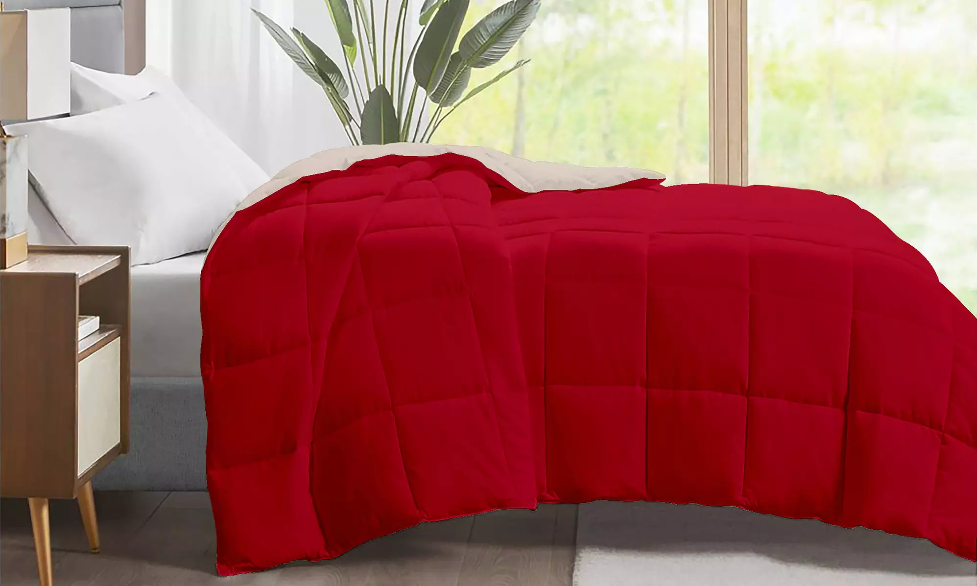 Doppelseitige Mikrofaser-Winter-Bettdecke