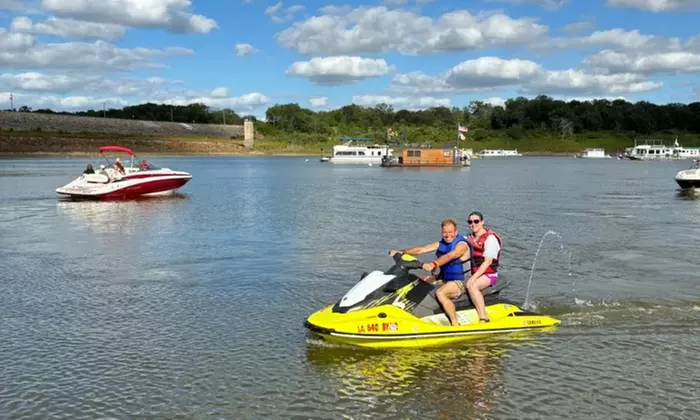 Explore with a One or Two Hour Jet Ski Rental for 1/2 Person